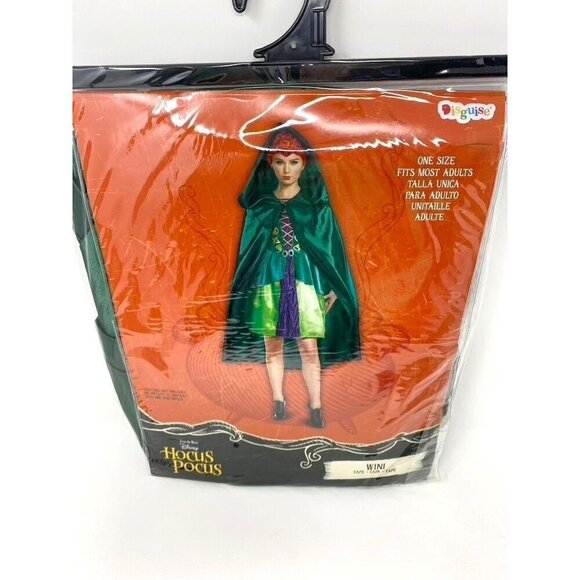 Disguise Adult Disney Hocus Pocus Winifred Mary Sarah Costume Hooded Cape OS - Picture 3 of 16